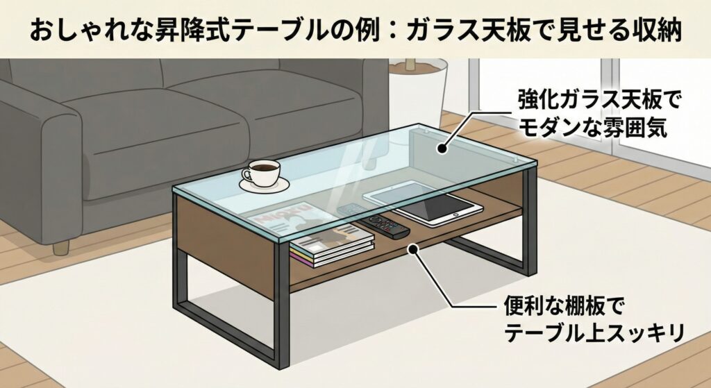 昇降式テーブルでおしゃれなものは?